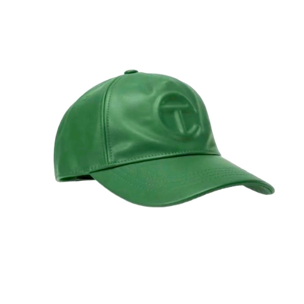 Telfar Logo Embossed Hat - SnapBack - Leaf Green